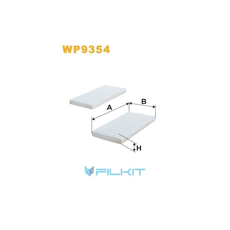 Cabin air filter WP9354 [WIX]