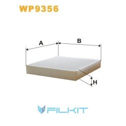 Cabin air filter WP9356 [WIX]