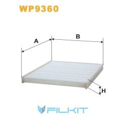 Cabin air filter WP9360 [WIX]