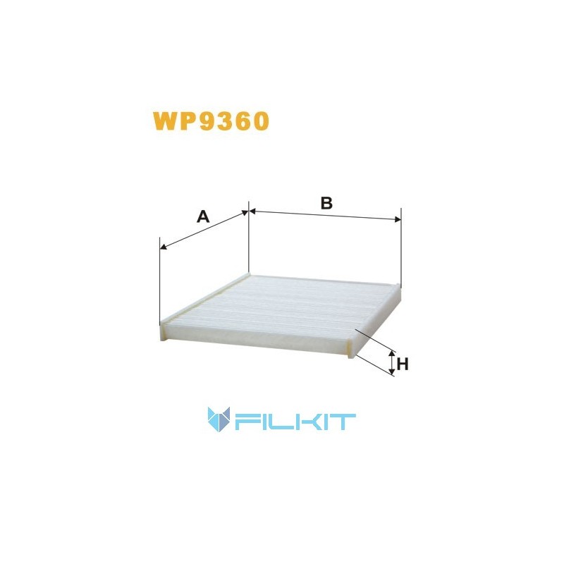 Cabin air filter WP9360 [WIX]