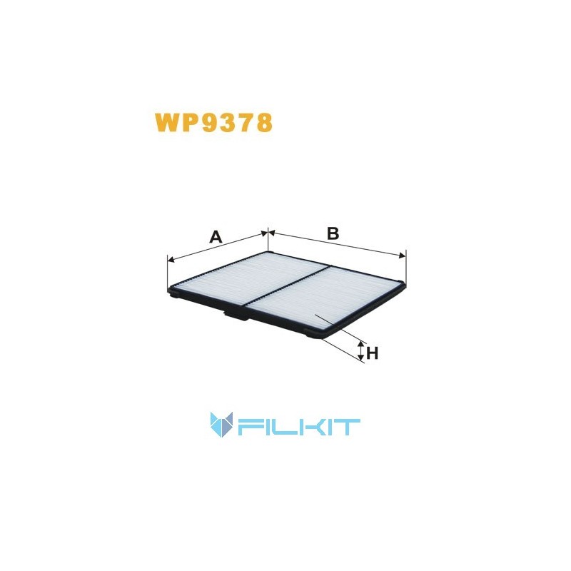 Cabin air filter WP9378 [WIX]