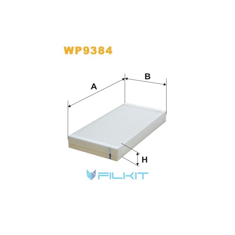 Cabin air filter WP9384 [WIX]