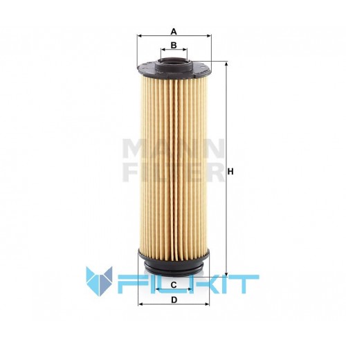 Oil filter (insert) HU 6022 z [MANN]