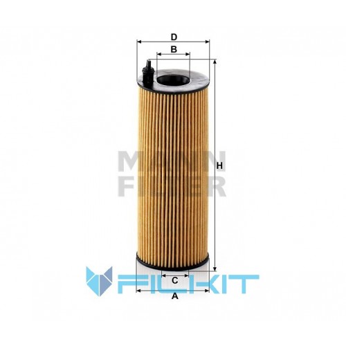Oil filter (insert) HU 721/5 x [MANN]