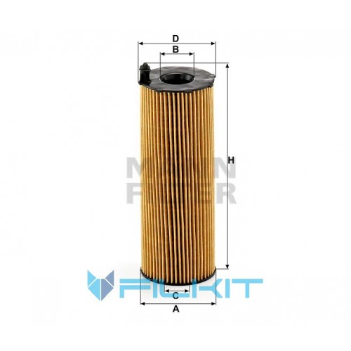 Oil filter (insert) HU 8001 x [MANN]