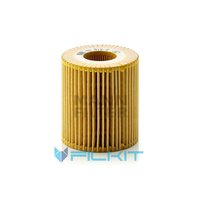 Oil filter (insert) HU 815/2 x [MANN]
