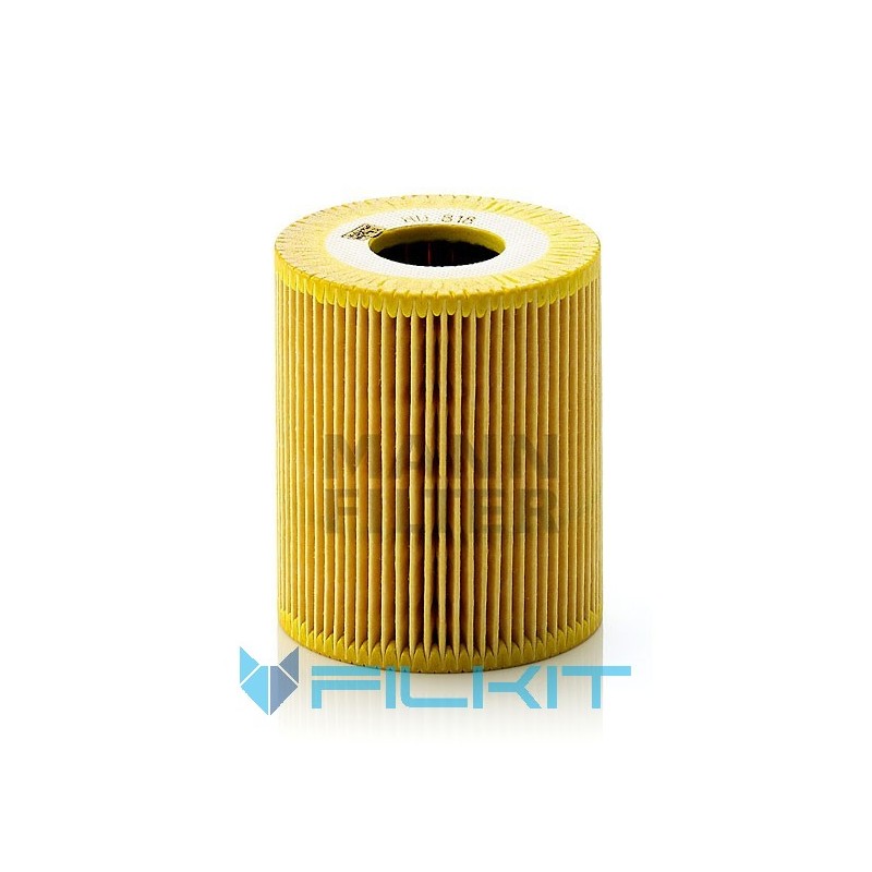 Oil filter (insert) HU 818 x [MANN]