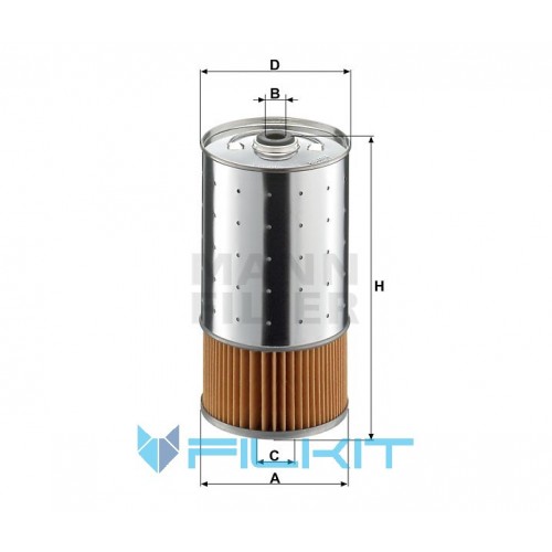 Oil filter (insert) PF 1050/1 n [MANN]