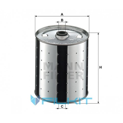 Oil filter (insert) PF 1155 n [MANN]