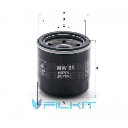 Oil filter MW 65 [MANN]