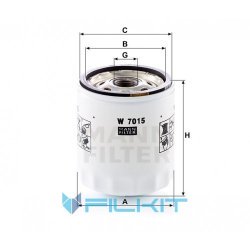 Oil filter W 7015 [MANN]