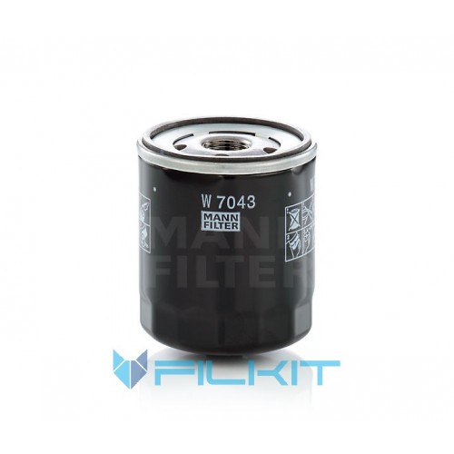 Oil filter W 7043 [MANN]