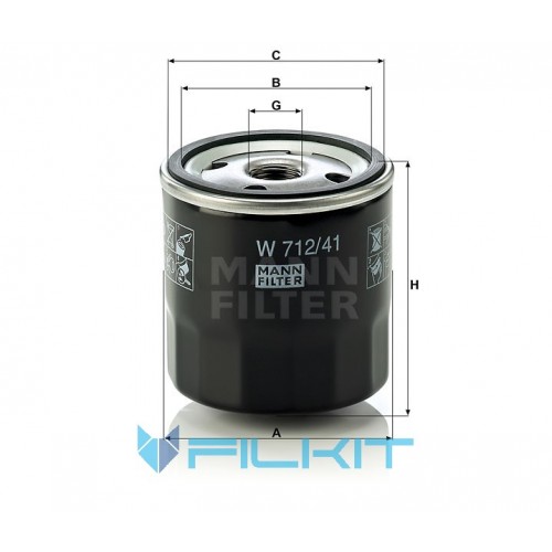 Oil filter W 712/41 [MANN]