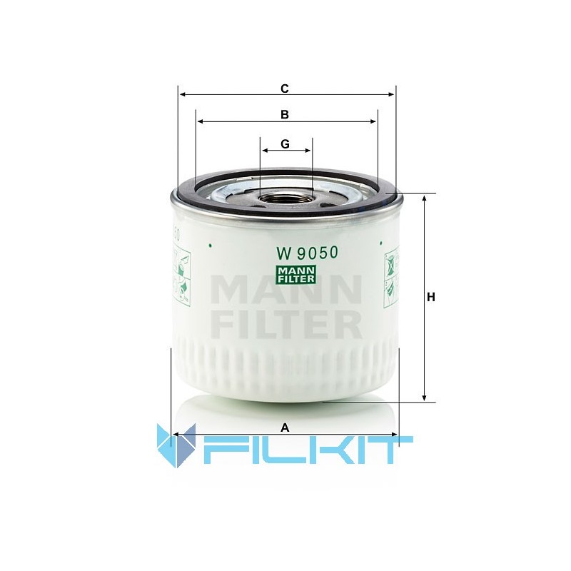 Oil filter W 9050 [MANN]