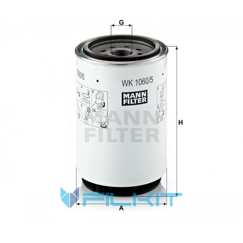 Fuel filter WK 1060/5 x [MANN]