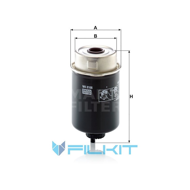 Fuel filter WK 8166 [MANN]