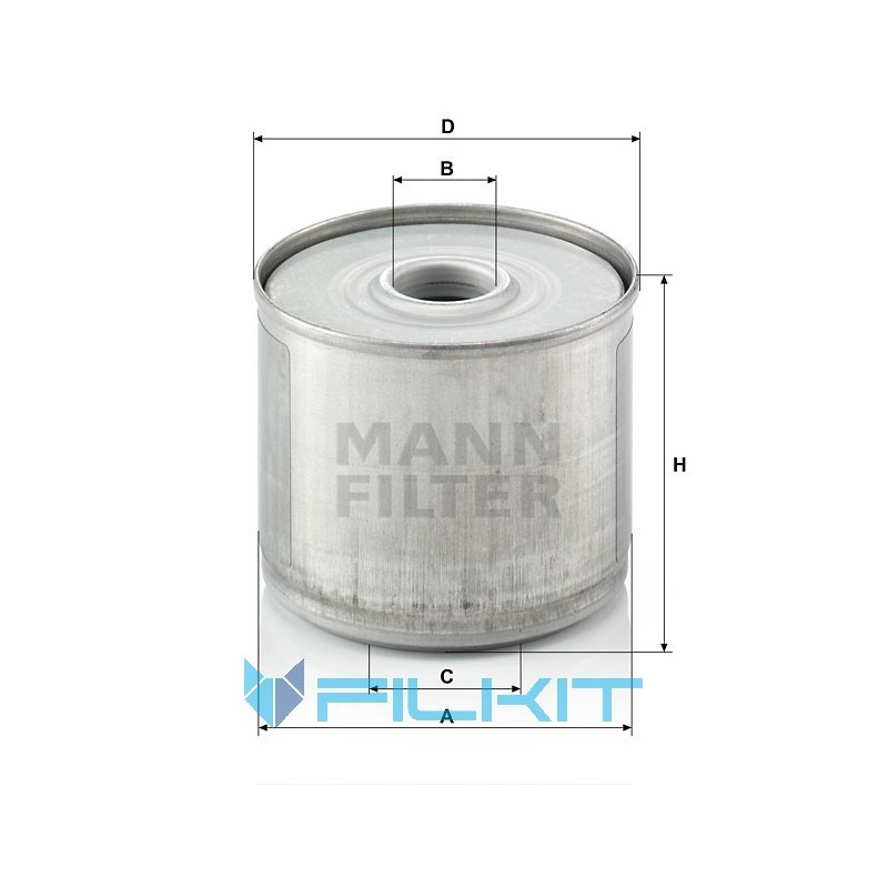 Fuel filter (insert) P 917/1 x [MANN]