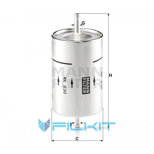 Fuel filter WK 830 [MANN]