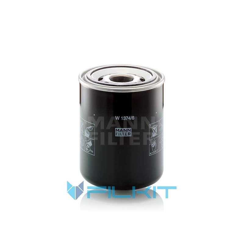 Hydraulic filter W 1374/6 [MANN]