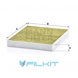 Cabin air filter FP 2842 [MANN]