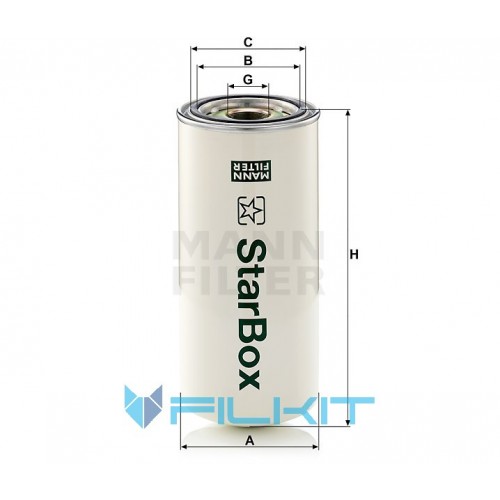 Air filter (separator) LB 13 145/25 MANN