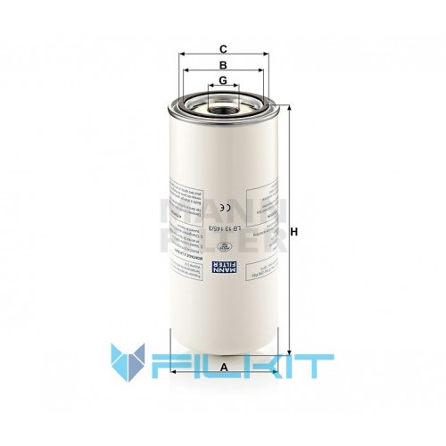 Air filter (separator) LB13145/3 MANN