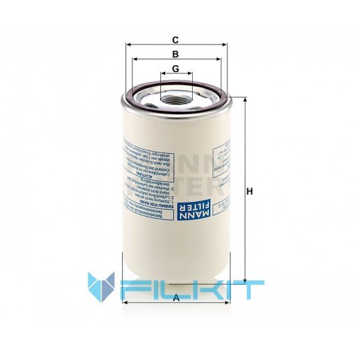 Air filter (separator) LB 719/2 MANN