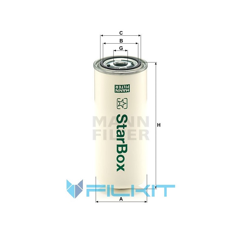 Air filter (separator) LB 962/22 MANN