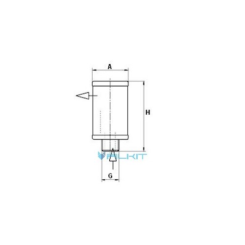 Air filter (separator) LE 1003 MANN