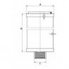 Air filter (separator) LE 11 003 MANN
