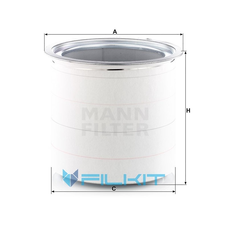 Air filter (separator) LE 68 001 MANN