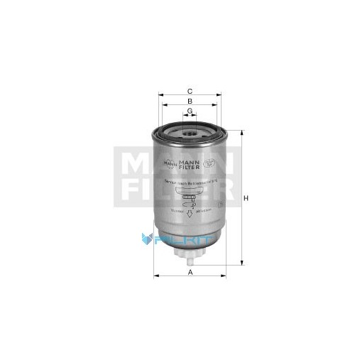 Fuel filter (separator) PL 150 MANN
