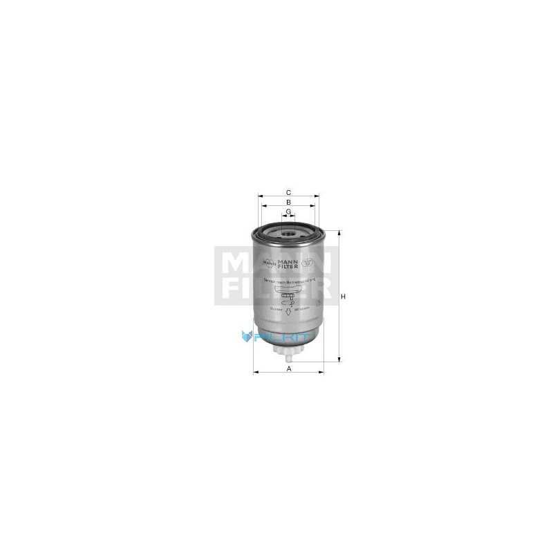 Fuel filter (separator) PL 50 MANN