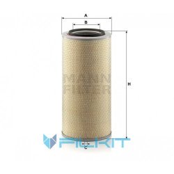 Air filter C 24 650/6 [MANN]