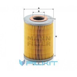 Oil filter (insert) H 1038 [MANN]