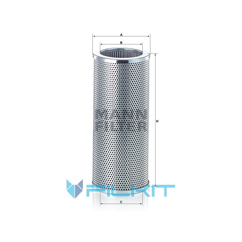 Oil filter (insert) H 13 002 [MANN]