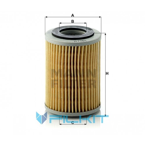 Oil filter (insert) H 716/1 x [MANN]