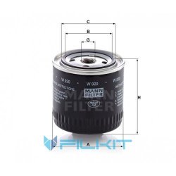 Hydraulic filter W 920 [MANN]