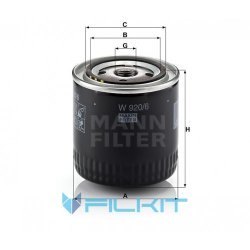 Oil filter W 920/6 [MANN]