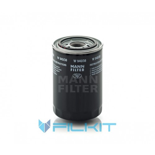 Hydraulic filter (insert) W 940/38 [MANN]