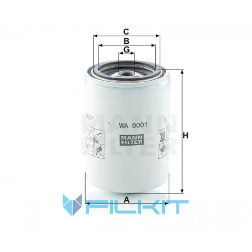 Cooling system filter WA 9001 [MANN]